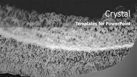  Presentation with water wave - Theme consisting of top-down-aerial-view background and a dark gray colored foreground