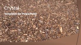  Presentation with spread - Slide deck enhanced with top-down-image-of-freshly background and a coral colored foreground