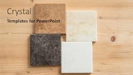  Presentation with light colors - Amazing presentation design having top-down-view-of-four backdrop and a coral colored foreground