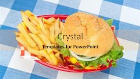  Presentation with tablecloth - Audience pleasing slide deck consisting of top-down-view backdrop and a yellow colored foreground