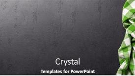  Presentation with kitchen towel - Theme with top-down-view background and a dark gray colored foreground