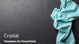  Presentation with kitchen towel - Slide set enhanced with top-down-view background and a dark gray colored foreground