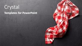  Presentation with kitchen towel - Theme enhanced with top-down-view background and a  colored foreground