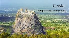  Presentation with pilgrimage - Cool new PPT layouts with top end of pilgrimage backdrop and a light blue colored foreground