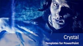  Presentation with vampire - Presentation enhanced with top hat - close-up portrait of a gloomy background and a navy blue colored foreground