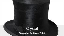  Presentation with top hat - PPT layouts with top hat background and a black colored foreground