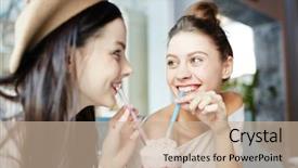  Presentation with glass of whiskey ice - Amazing PPT theme having top looking at one another backdrop and a soft green colored foreground