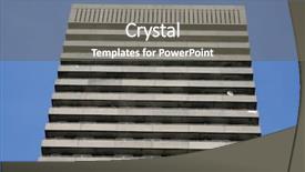  Presentation with low income housing - Theme consisting of top of low income housing background and a  colored foreground