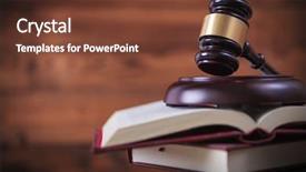 Presentation with law books - PPT layouts having top of pile of law background and a tawny brown colored foreground