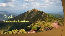 Presentation with maramures - Cool new theme with top-of-pip-ivan-mountain backdrop and a tawny brown colored foreground