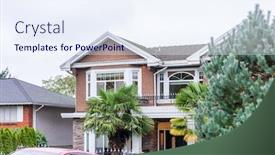  Presentation with vancouver - Audience pleasing PPT theme consisting of top-of-the-house backdrop and a sky blue colored foreground