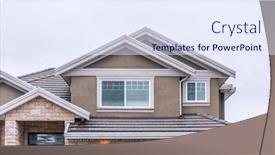  Presentation with vancouver - Slides featuring top-of-the-house background and a sky blue colored foreground