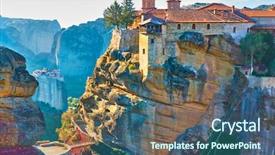  Presentation with christian - Cool new slides with top of the rock backdrop and a  colored foreground