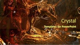  Presentation with whiskey - Presentation theme with top-of-view-of-pouring background and a tawny brown colored foreground