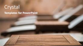  Presentation with wooden - Presentation with top-of-wooden-table-blurred background and a coral colored foreground