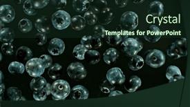  Presentation with blueberries - Theme with top-shot-of-blueberries-flying background and a tawny brown colored foreground