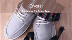  Presentation with socks - Audience pleasing presentation theme consisting of top-siders-bow-tie backdrop and a coral colored foreground