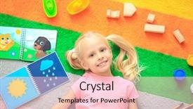  Presentation with carpet - Cool new theme with top talent - cute little girl with toys backdrop and a  colored foreground