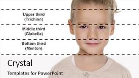  Presentation with third - PPT layouts with top to bottom upper third background and a light gray colored foreground