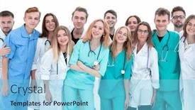  Presentation with small group top view - Slide deck featuring top-view-a-group background and a light blue colored foreground