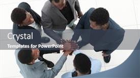  Presentation with unity - Presentation theme enhanced with top-view-a-group background and a ocean colored foreground