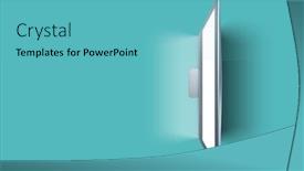  Presentation with working remotely - Amazing theme having top-view-above-white-empty backdrop and a teal colored foreground