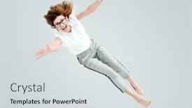  Presentation with project manager - Theme with top-view-colleagues-throws background and a light gray colored foreground