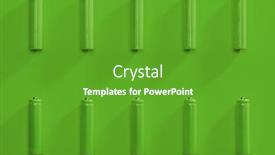  Presentation with pop art - Beautiful slide set featuring top view green aaa alkaline backdrop and a shamrock green colored foreground