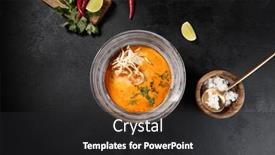  Presentation with frame - Presentation theme with top-view-horizontal-frame background and a dark gray colored foreground