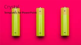  Presentation with yellow green - Colorful slide deck enhanced with vaporwave - top view of 3 yellow backdrop and a dark gray colored foreground