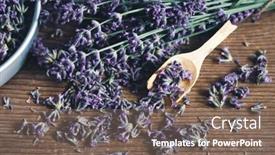  Presentation with aromatherapy massage - Theme having top-view-of-a-bowl background and a gray colored foreground