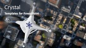  Presentation with law enforcement - Slides having top-view-of-a-police background and a  colored foreground