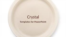  Presentation with top view of soybean - PPT layouts featuring top view of biodegradable plastic background and a lemonade colored foreground