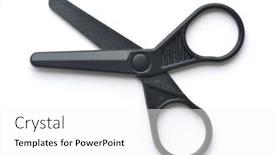  Presentation with black 3d plastic print texture - Beautiful PPT theme featuring top-view-of-black-plastic backdrop and a white colored foreground