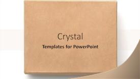  Presentation with risk management top view - Theme consisting of top-view-of-blank-closed background and a coral colored foreground