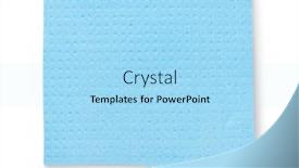  Presentation with wipe - PPT theme with top-view-of-blue-cellulose background and a arctic colored foreground