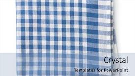  Presentation with cotton - Amazing slides having top view of blue cotton backdrop and a light blue colored foreground