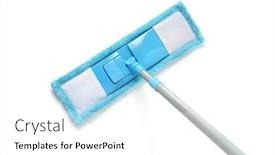  Presentation with top view of soybean - PPT theme with top-view-of-blue-plastic background and a white colored foreground