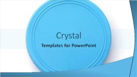  Presentation with plastic - Presentation design consisting of top-view-of-blue-plastic background and a light blue colored foreground