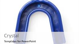  Presentation with sport blue - Audience pleasing slide deck consisting of top-view-of-blue-silicone backdrop and a white colored foreground