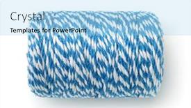  Presentation with cotton - Beautiful slides featuring top-view-of-blue-striped backdrop and a light blue colored foreground