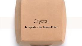  Presentation with burger - PPT layouts enhanced with top-view-of-brown-blank background and a coral colored foreground