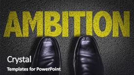  Presentation with team business top view - Beautiful PPT layouts featuring reilience - top view of business shoes backdrop and a dark gray colored foreground