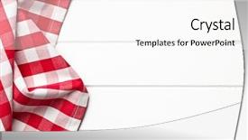  Presentation with table napkin - PPT layouts having concept of seasonal food background and a  colored foreground.