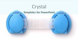  Presentation with child safety - Audience pleasing presentation design consisting of top-view-of-child-safety backdrop and a cool aqua colored foreground