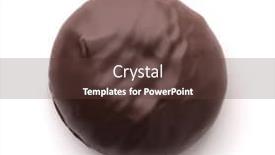  Presentation with chocolate covered nuts - Amazing slide set having top-view-of-chocolate-covered backdrop and a tawny brown colored foreground