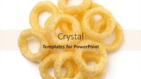  Presentation with onion - Beautiful presentation theme featuring top-view-of-crispy-onion backdrop and a yellow colored foreground