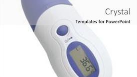  Presentation with infrared - Presentation theme having top-view-of-electronic-infrared background and a white colored foreground