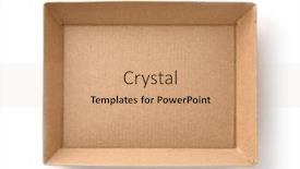  Presentation with craft - Slide set consisting of top-view-of-empty-craft background and a coral colored foreground