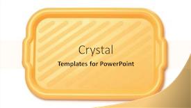  Presentation with plastic - PPT layouts featuring top-view-of-empty-orange background and a  colored foreground